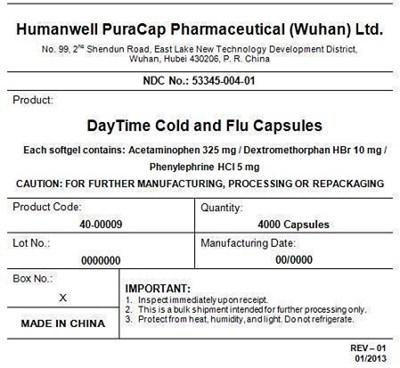 Daytime Cold And Flu Bulk Label   Wuhan